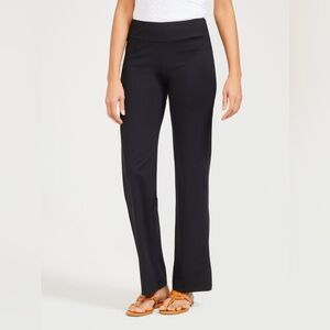 J. McLaughlin Black Straight-Leg Pants